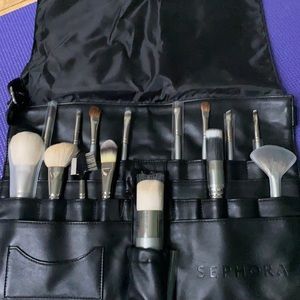 Sephora professional makeup artist brush set.